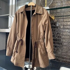 Brown Button-Up Jacket